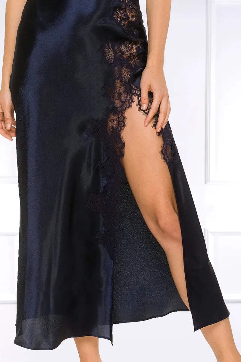 Coemi - Kristina Nachthemd (lang) - Dark Navy