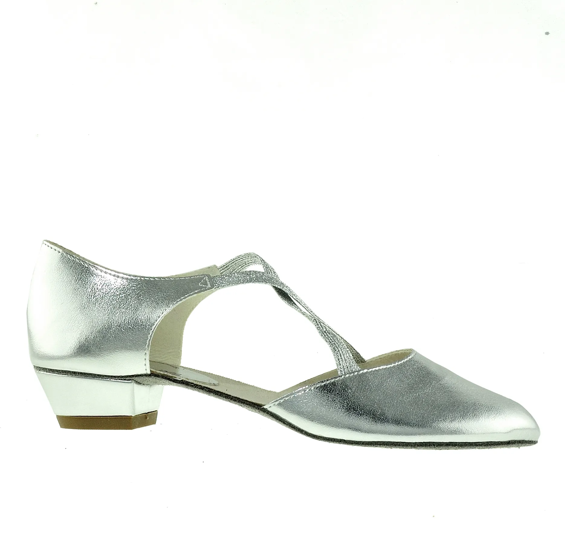Greek Sandal X-STRAP Silber Vegan