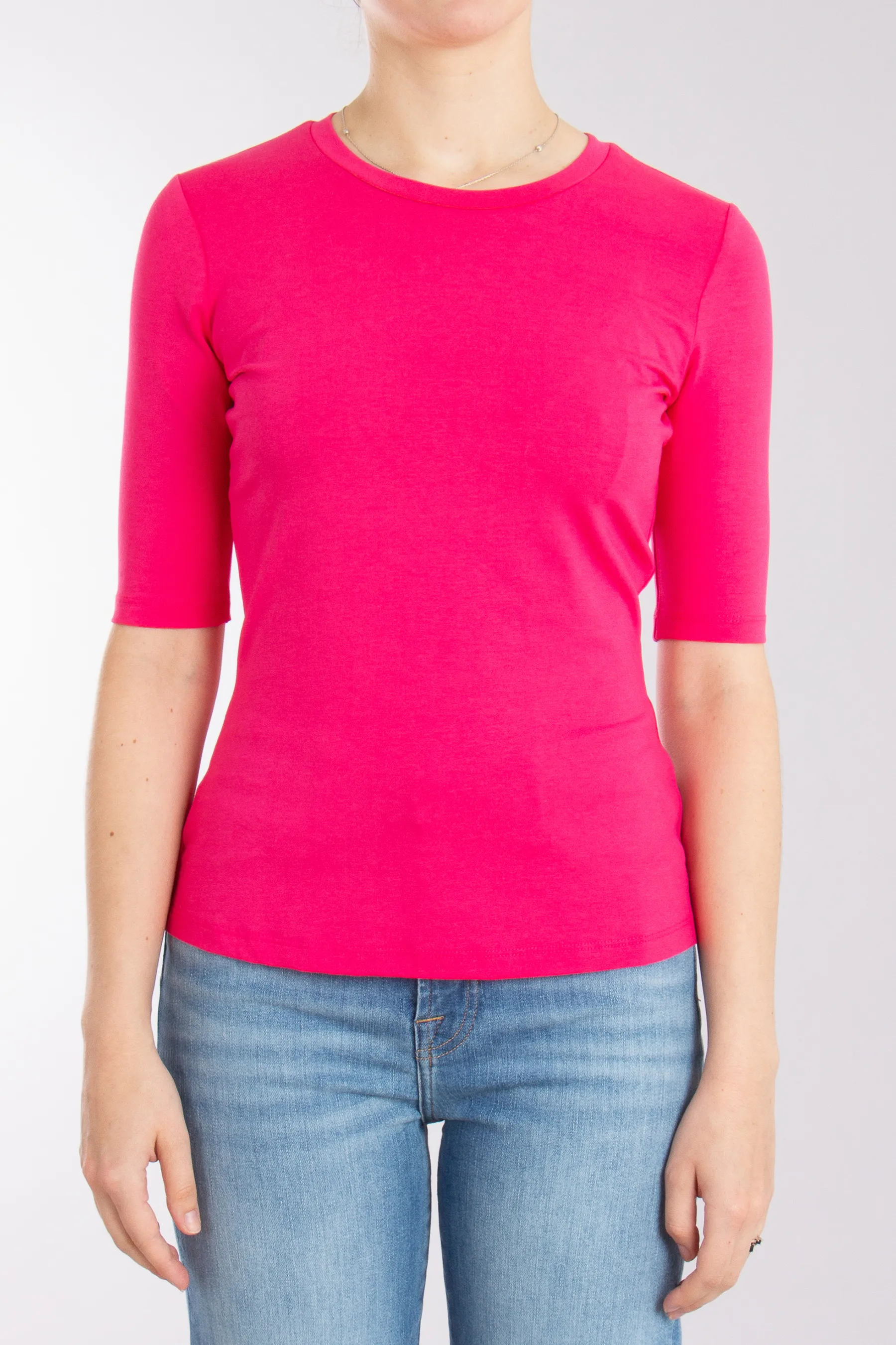 HUGO Slim Fit Cotton-Modal Stretch T-Shirt Darnelia  
