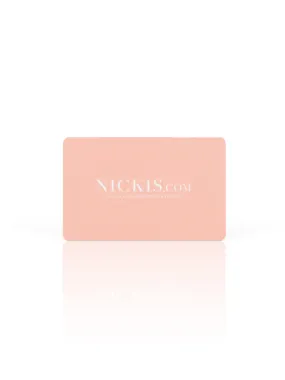 NICKIS Gift Card Pink