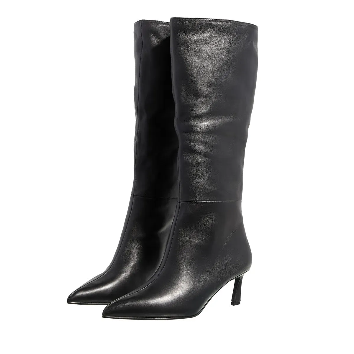   Steve Madden  Lavan Black Leather  Stiefel 