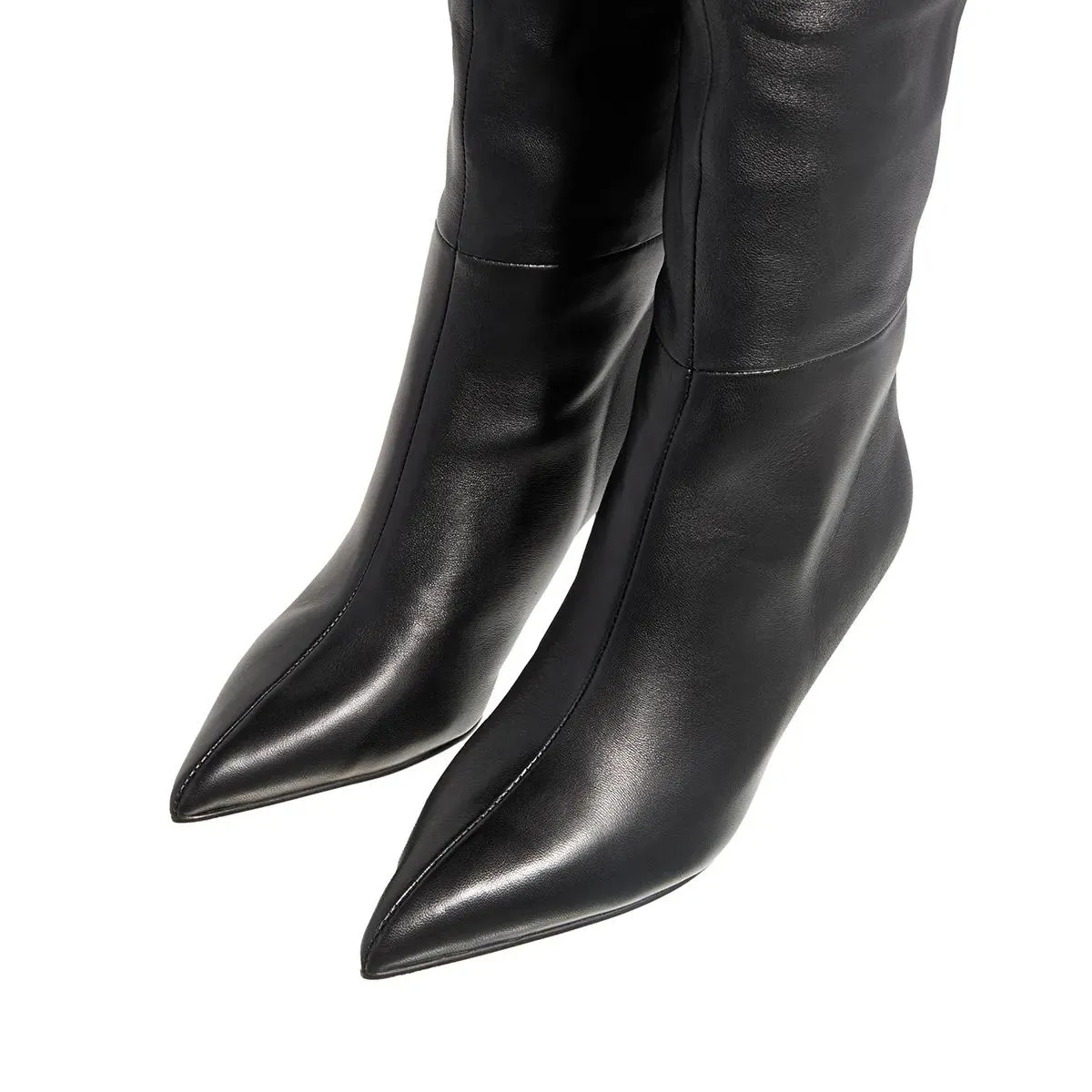   Steve Madden  Lavan Black Leather  Stiefel 