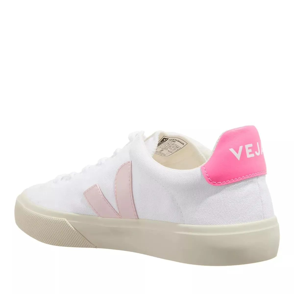   Veja  Campo Ca White Petale Sari  Low-Top Sneaker 