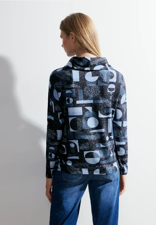 Volumenkragen Shirt