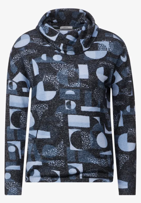 Volumenkragen Shirt