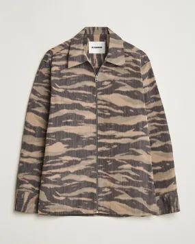 Zip Shirt Jacket Camouflage